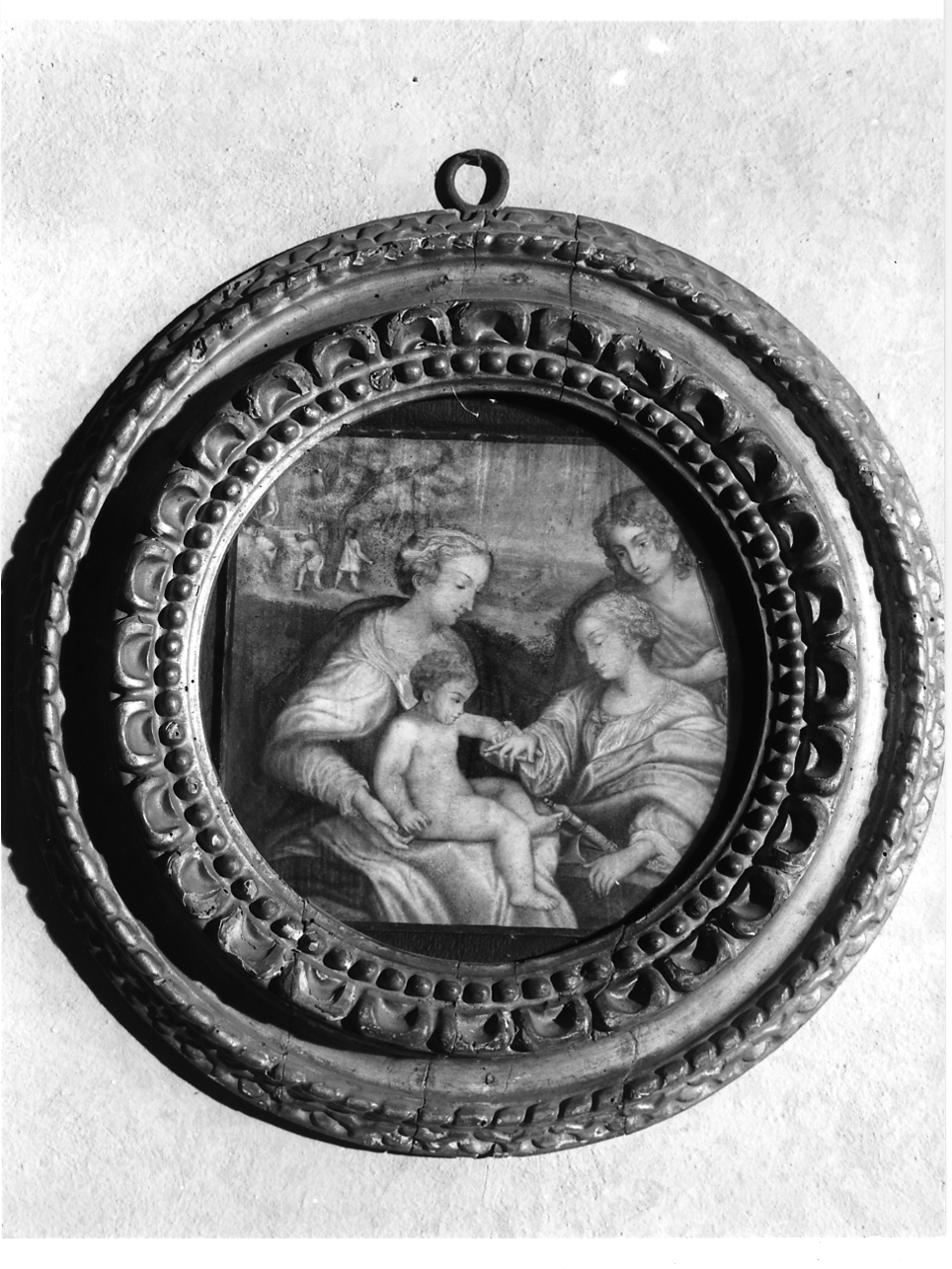 matrimonio mistico di Santa Caterina d'Alessandria (dipinto, opera isolata) - ambito lombardo (prima metà sec. XIX)