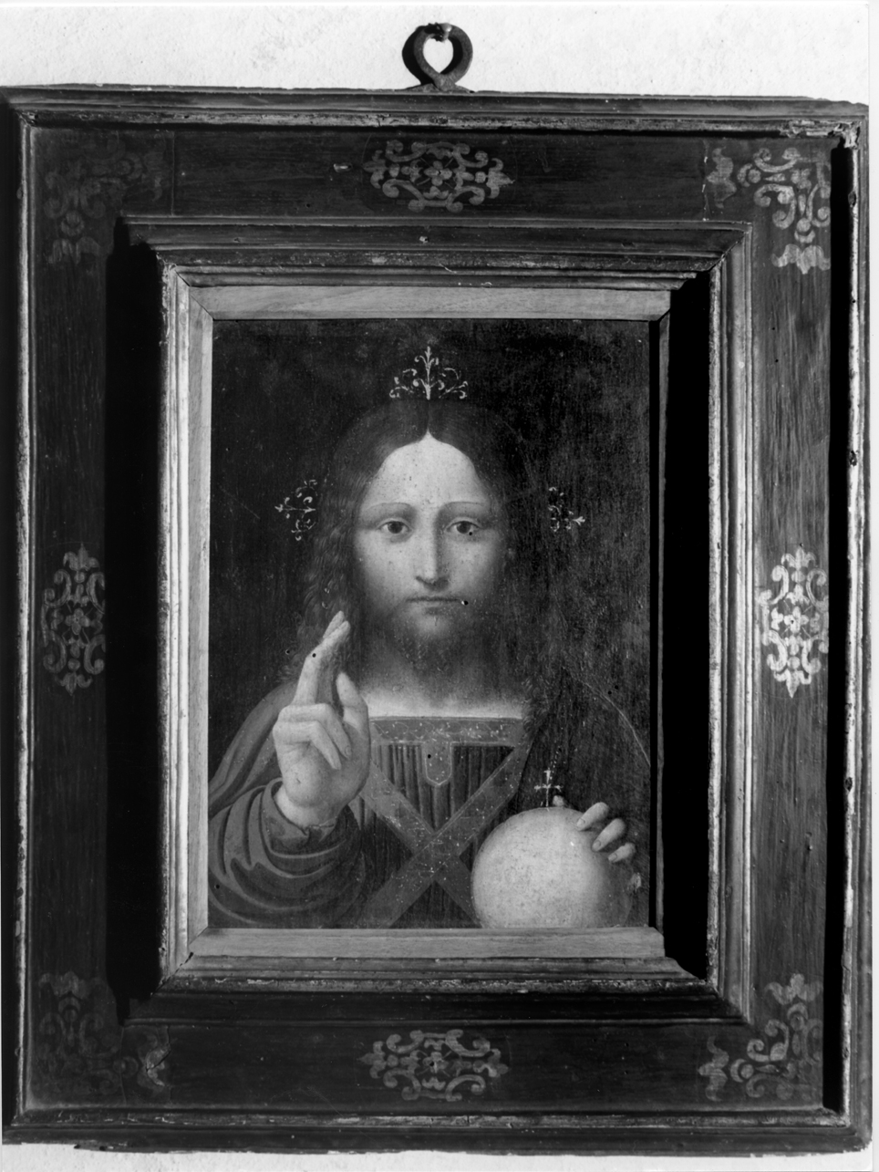Cristo Salvatore (dipinto, opera isolata) - ambito lombardo (primo quarto sec. XVI)