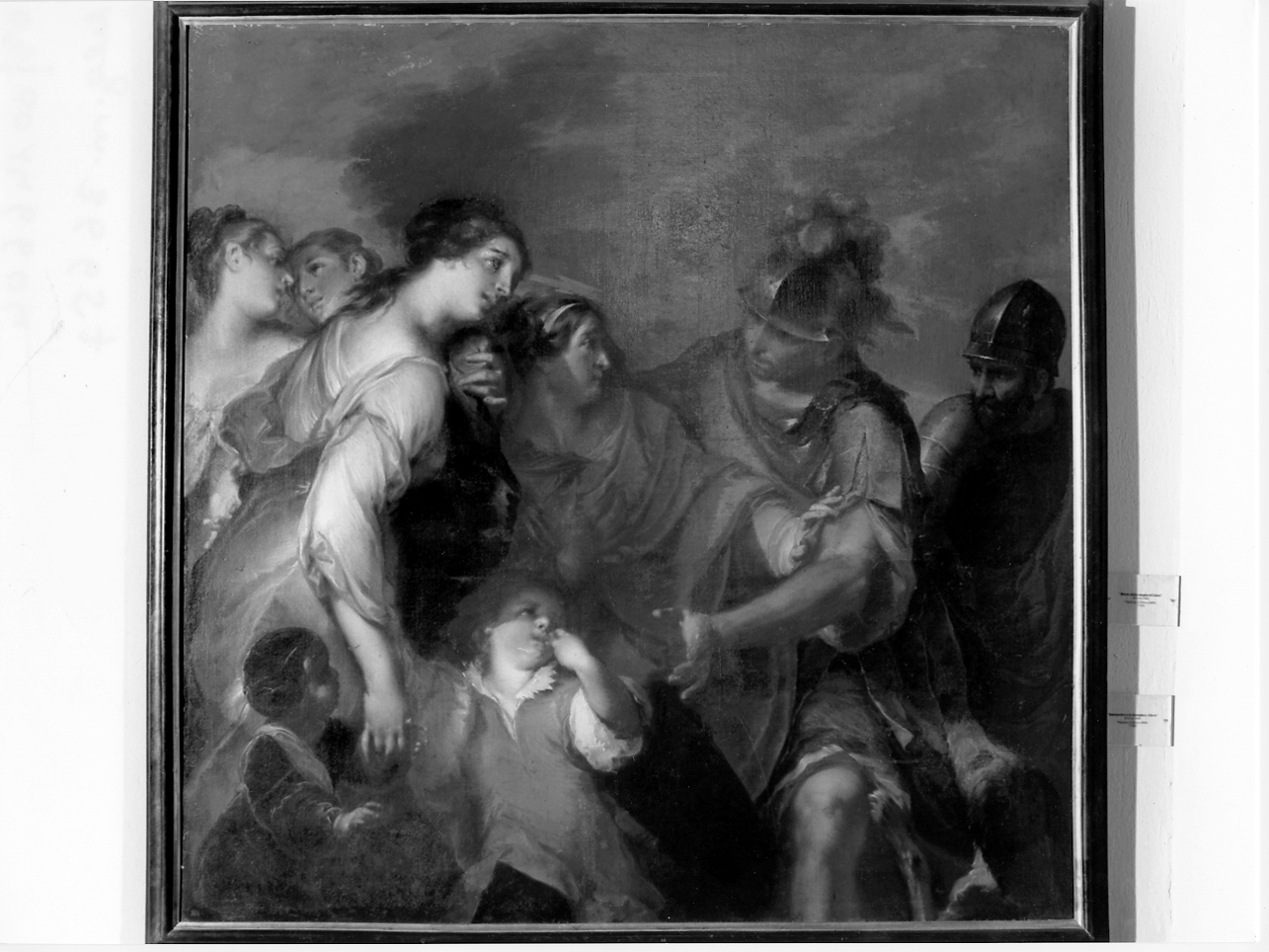 Alessandro Magno riceve l'omaggio della famiglia di Dario (dipinto, elemento d'insieme) di Bazzani Giuseppe (secondo quarto sec. XVIII)