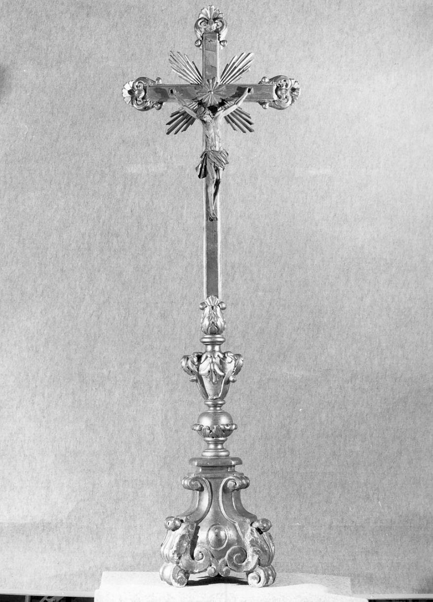croce d'altare - ambito mantovano (seconda metà sec. XVIII)