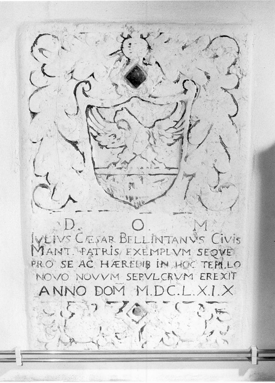 lapide tombale - ambito mantovano (sec. XVII)