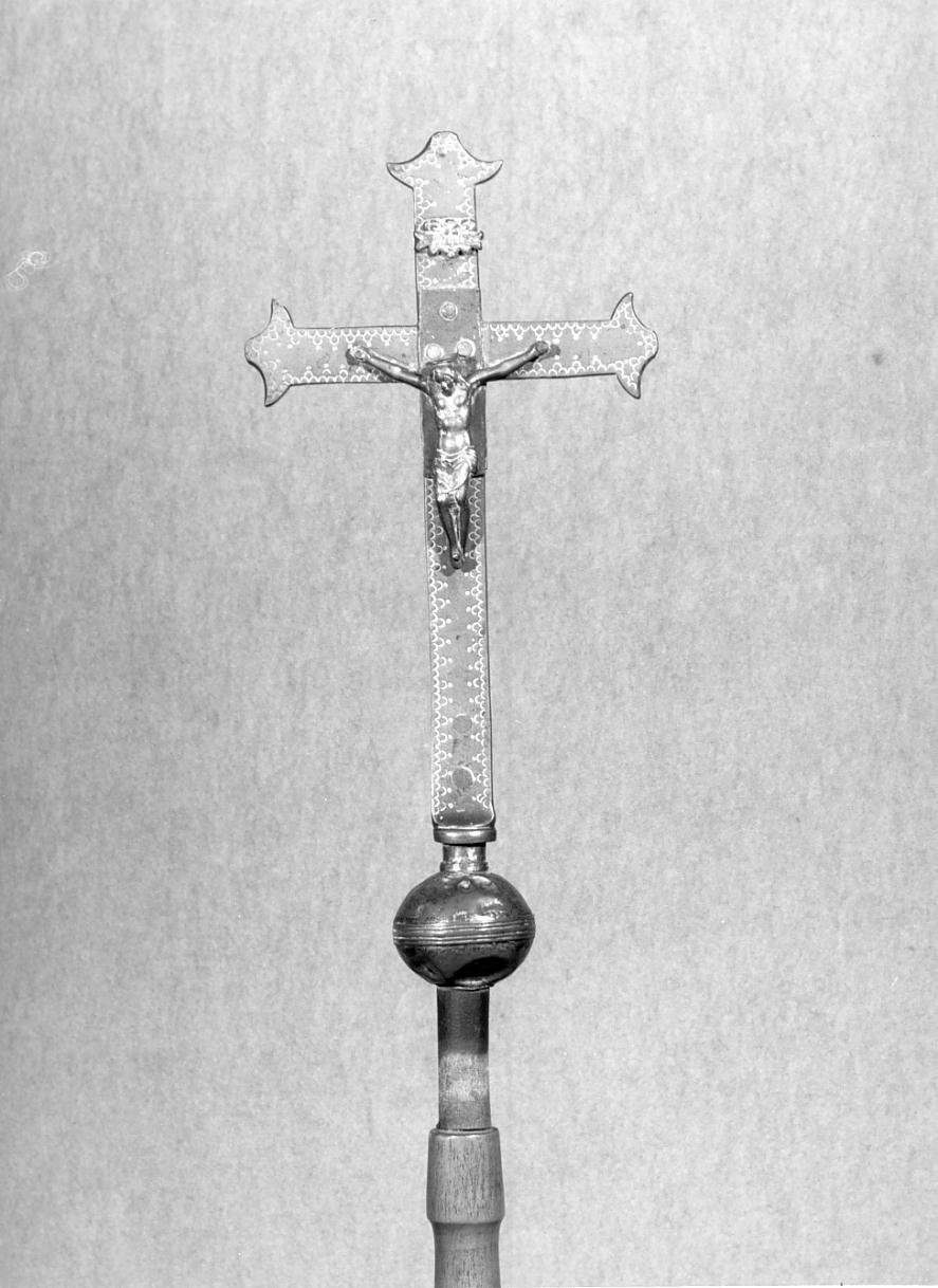 croce processionale - ambito lombardo (metà sec. XIX)