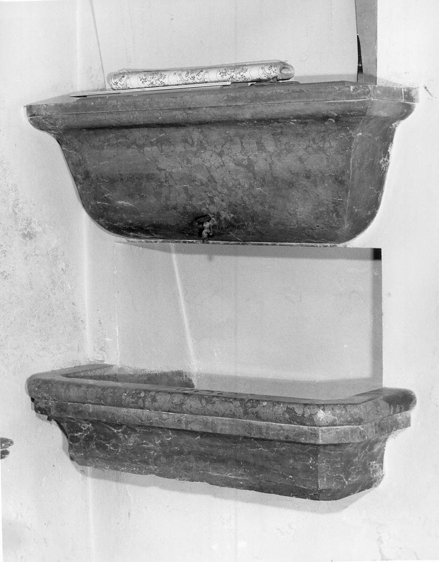 lavabo da sacrestia - ambito lombardo (sec. XVIII)