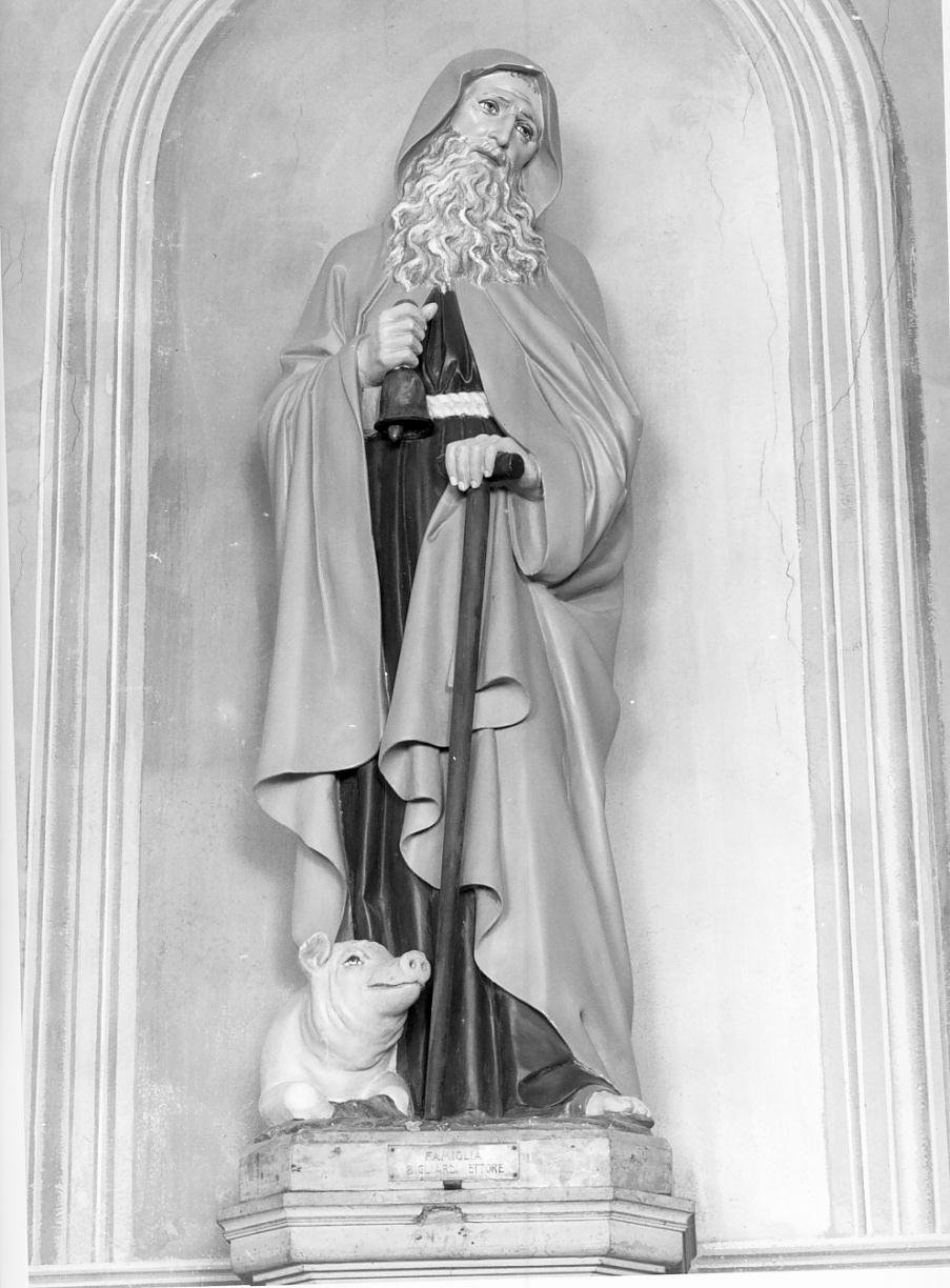 Sant'Antonio Abate (statua) - ambito mantovano (primo quarto sec. XX)