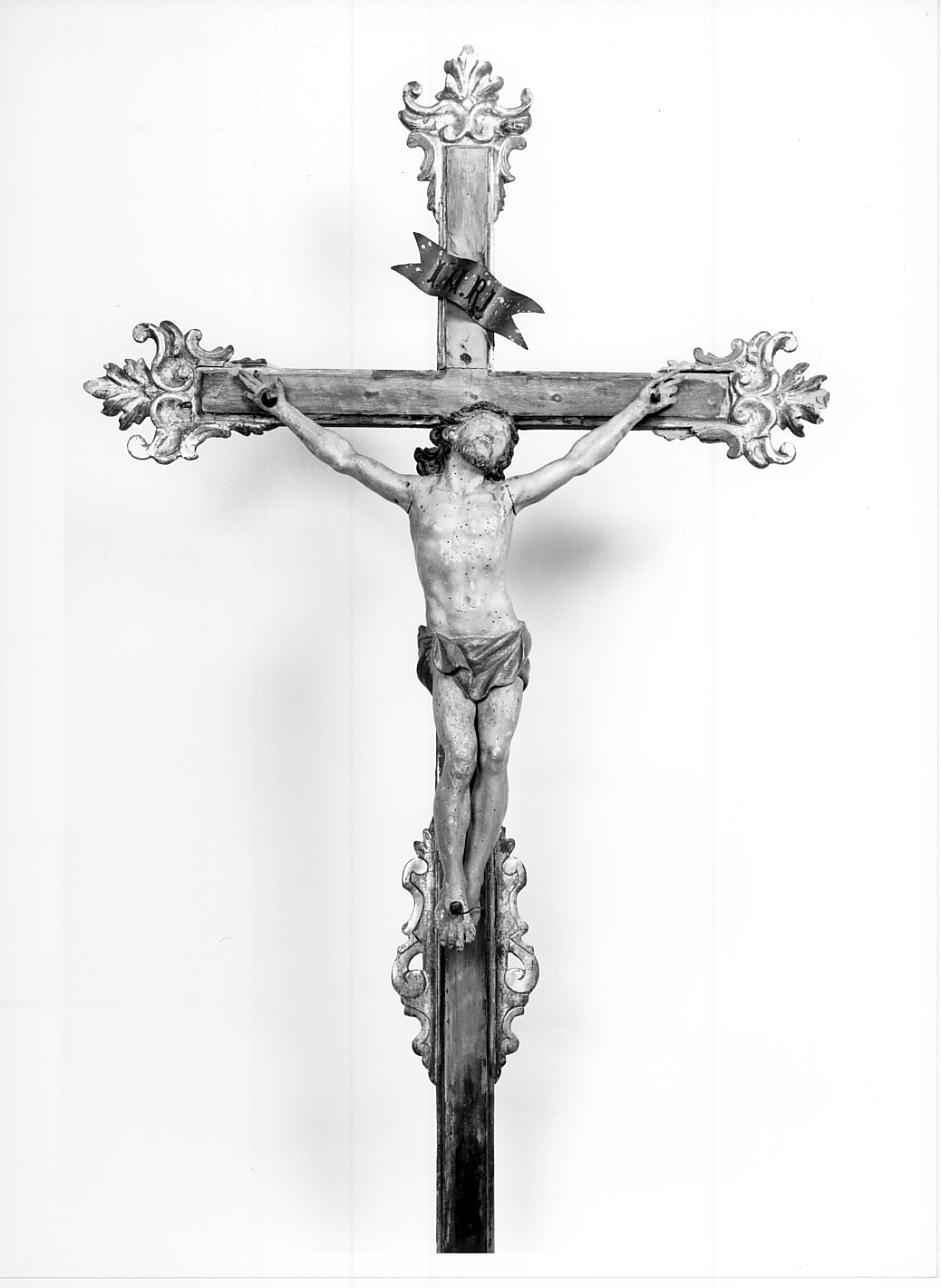 croce processionale, opera isolata - ambito cremonese (seconda metà sec. XVIII)