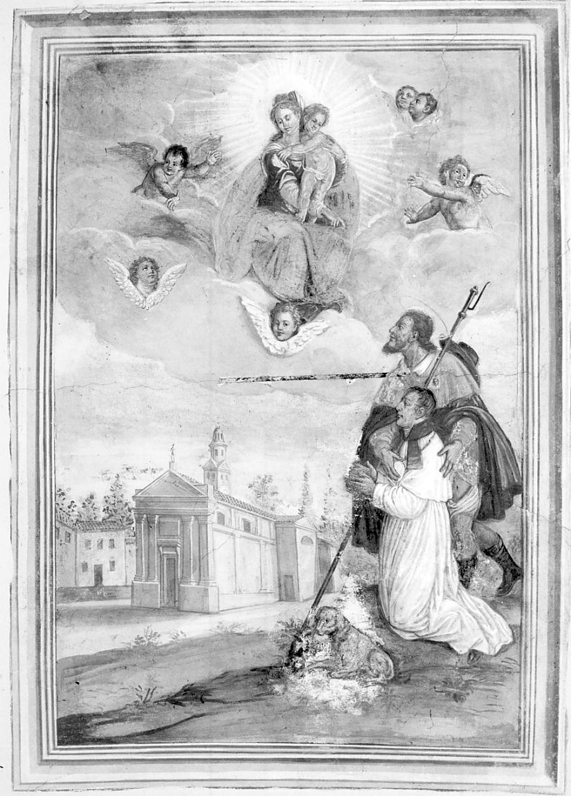 Madonna in gloria (dipinto, opera isolata) - ambito cremonese (prima metà sec. XIX)