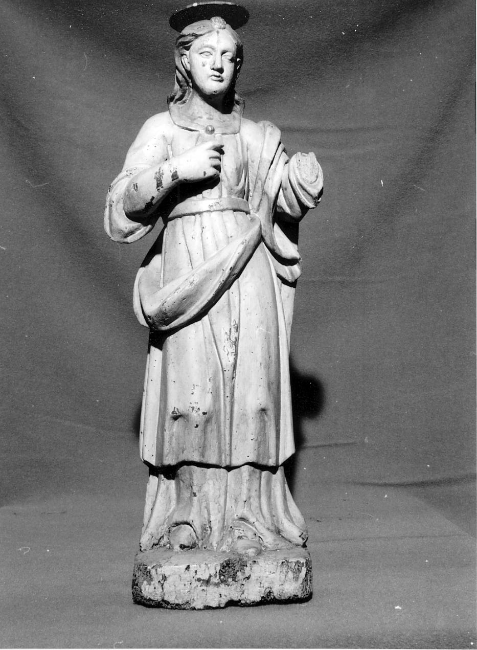 Santo apostolo (statua, insieme) - ambito cremonese (prima metà sec. XVII)