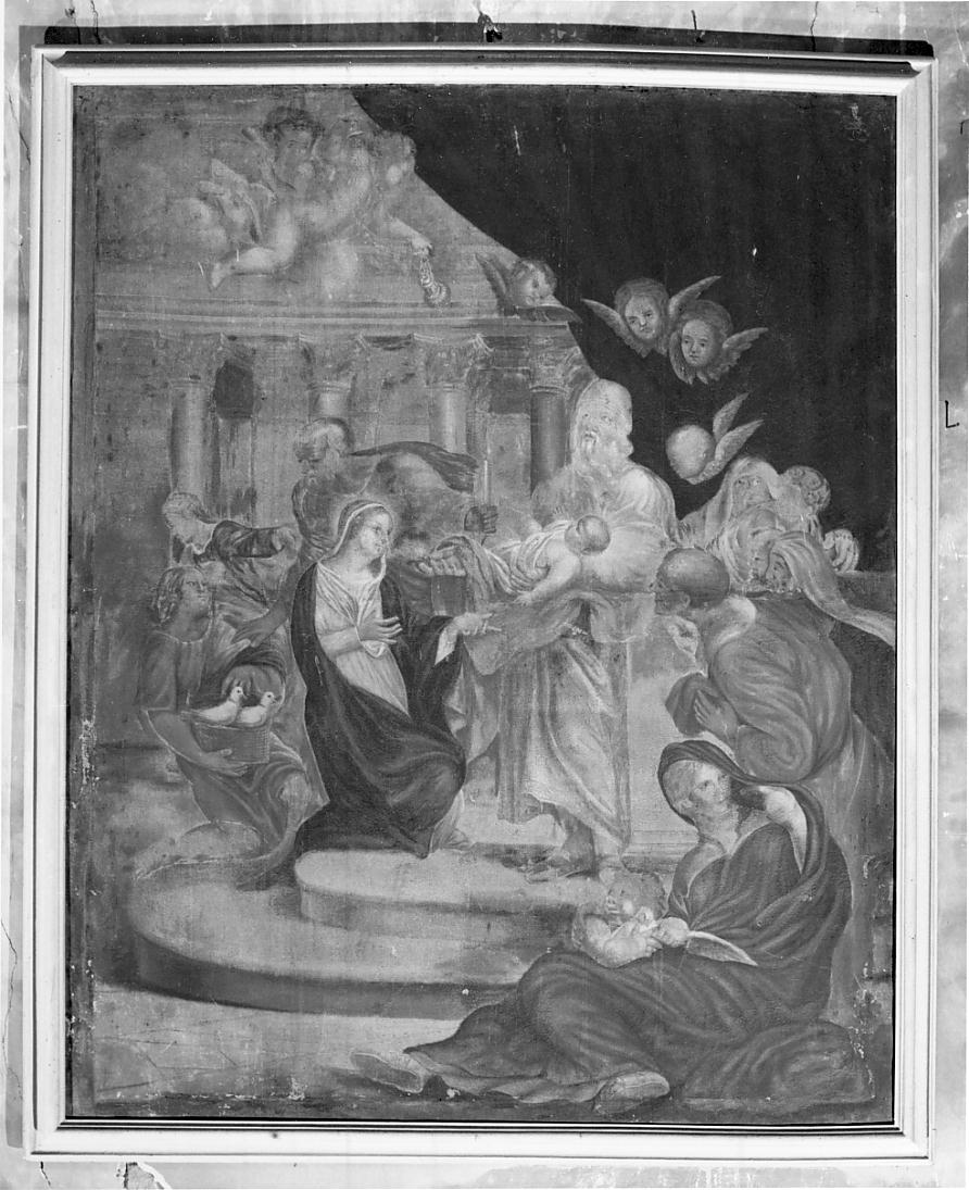 presentazione di Gesù al tempio (dipinto, elemento d'insieme) - ambito lombardo (fine sec. XVII)