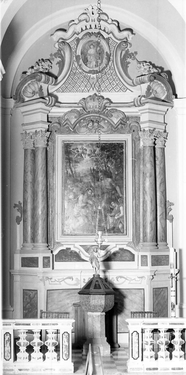 altare, complesso decorativo - ambito bresciano (metà sec. XVIII)