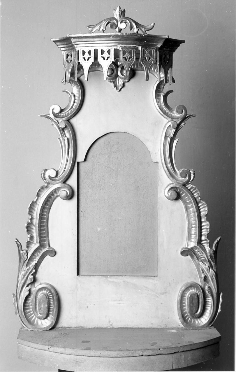 trono per esposizione eucaristica, opera isolata - ambito mantovano (seconda metà sec. XVIII)