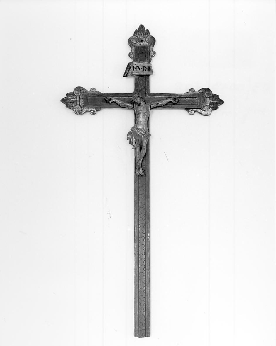 croce d'altare, opera isolata - ambito mantovano (metà sec. XVIII)