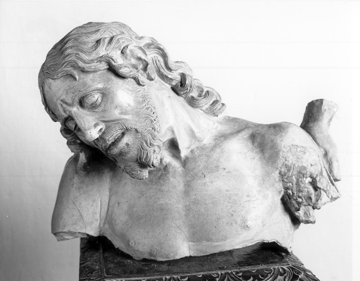 Cristo morto (scultura, frammento) - ambito lombardo (seconda metà sec. XIX)