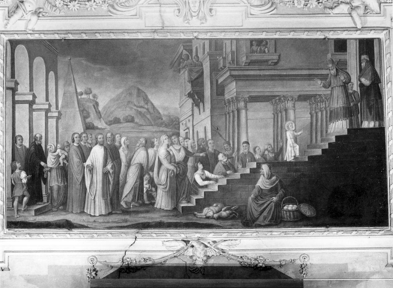 presentazione di Maria Vergine al tempio (dipinto, opera isolata) - ambito mantovano (fine/inizio secc. XVIII/ XIX)