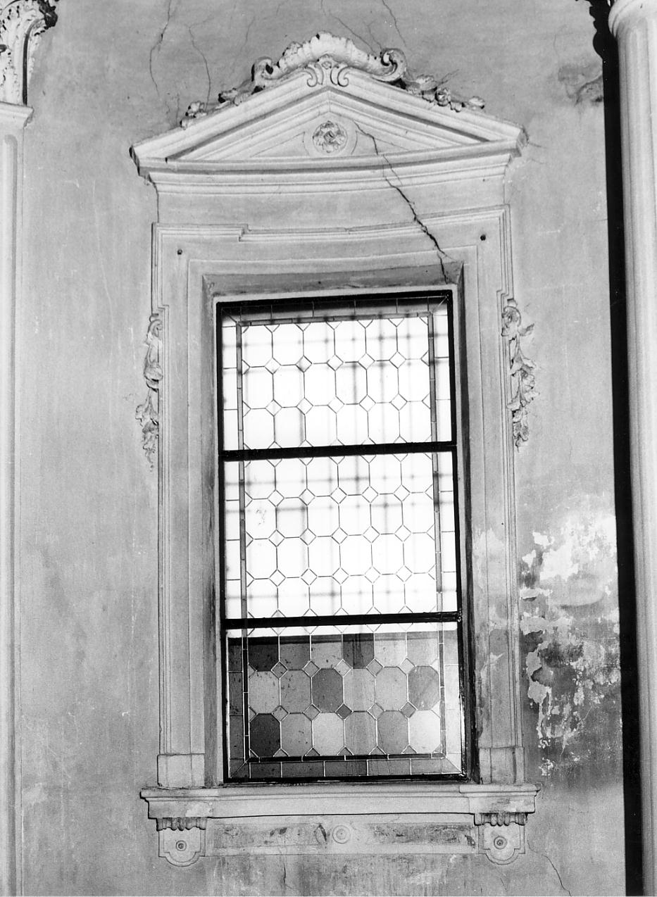 motivo decorativo (mostra di finestra, serie) - ambito lombardo (ultimo quarto sec. XVIII)
