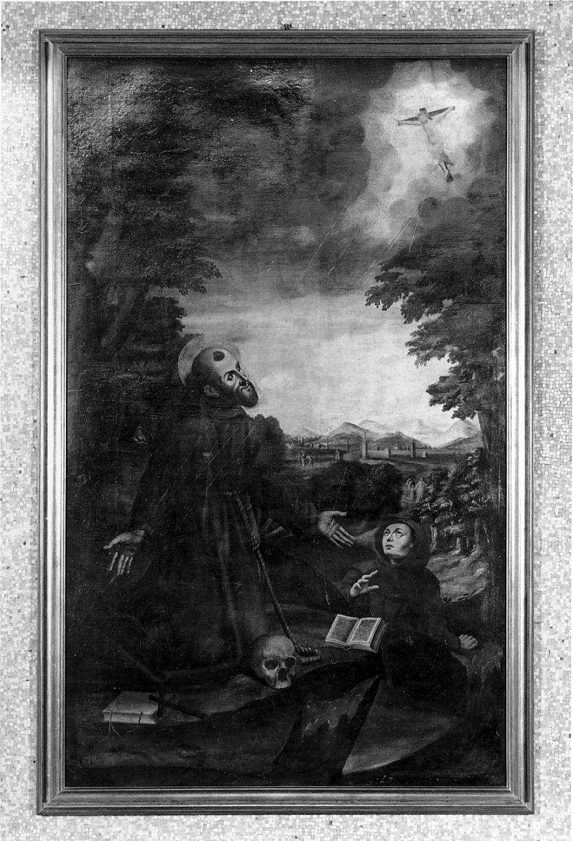 San Francesco d'Assisi riceve le stimmate (dipinto, opera isolata) - ambito cremonese (sec. XVII)