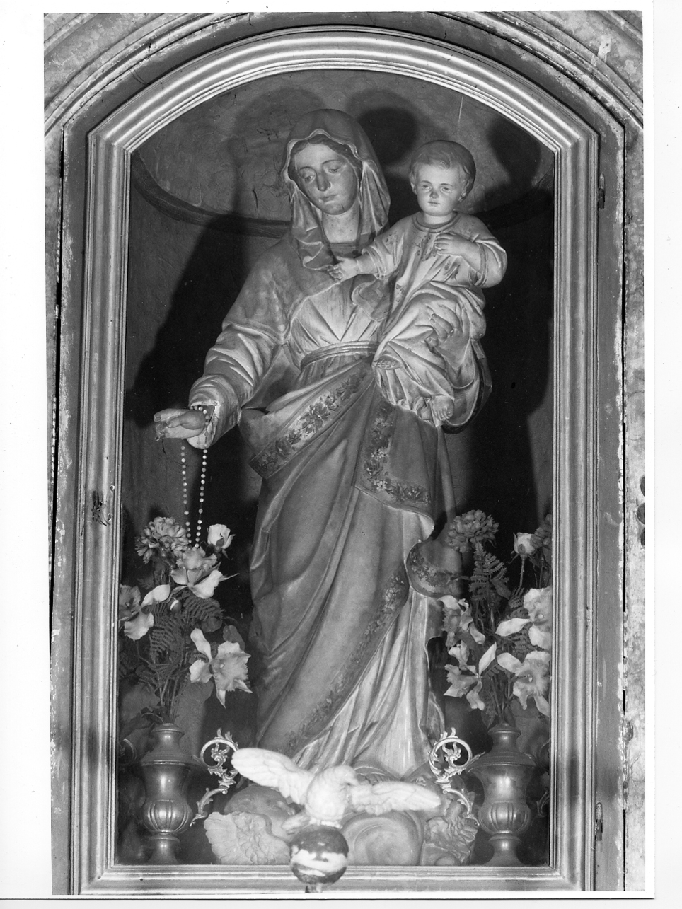 Madonna con Bambino (statua, opera isolata) - ambito lombardo (fine/inizio secc. XIX/ XX)