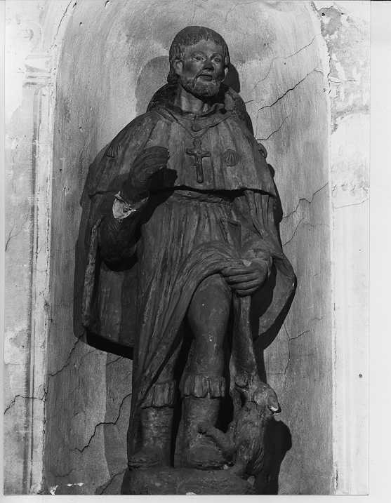 San Rocco (statua, opera isolata) - ambito mantovano (prima metà sec. XVII)