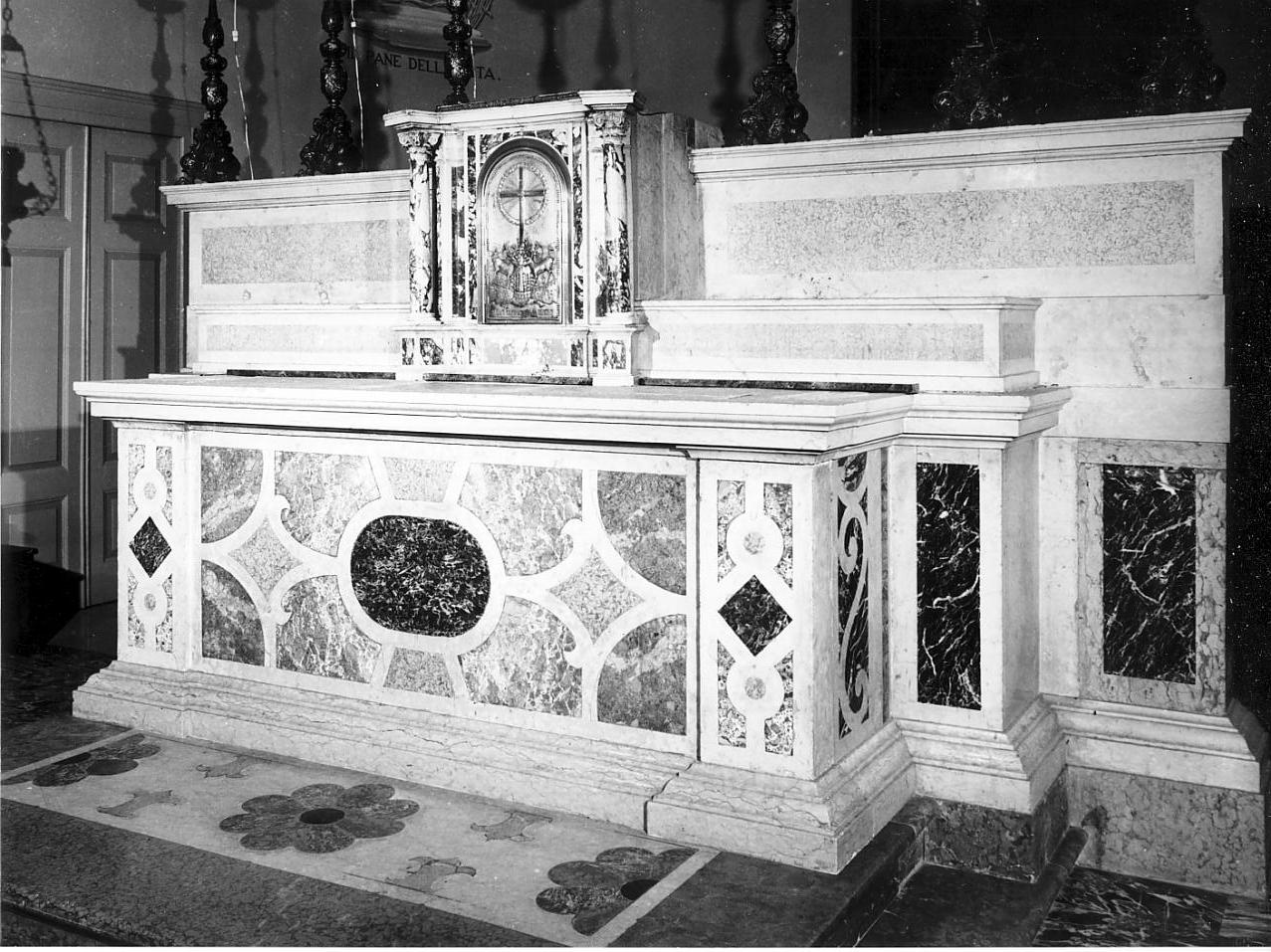 altare maggiore, opera isolata - ambito lombardo (prima metà sec. XVIII)