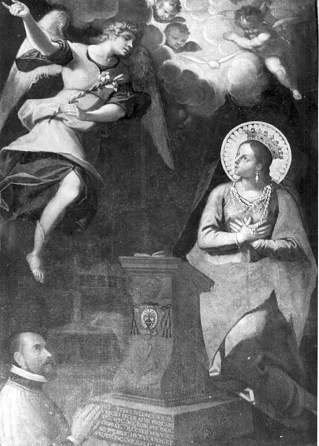 Annunciazione (dipinto, opera isolata) - ambito bresciano (sec. XVII)