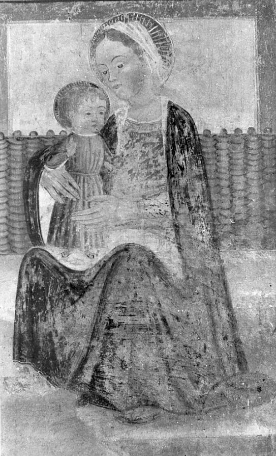Madonna con Bambino (dipinto, opera isolata) - ambito italiano (sec. XV)