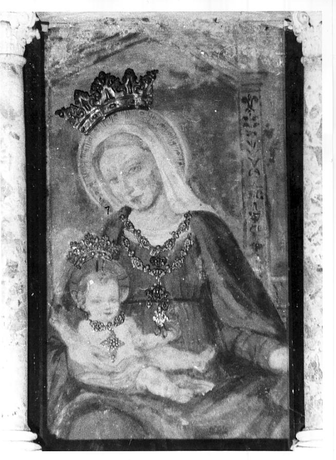 Madonna con Bambino (dipinto, opera isolata) - ambito bresciano (sec. XVI)