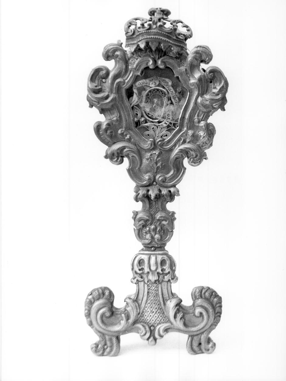 reliquiario - a ostensorio, opera isolata - bottega cremonese (sec. XVIII)