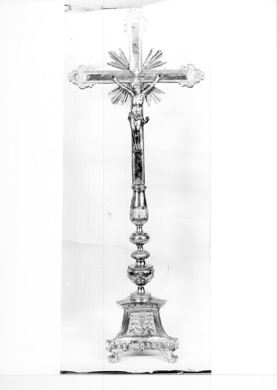 croce d'altare, opera isolata - bottega cremonese (sec. XIX)