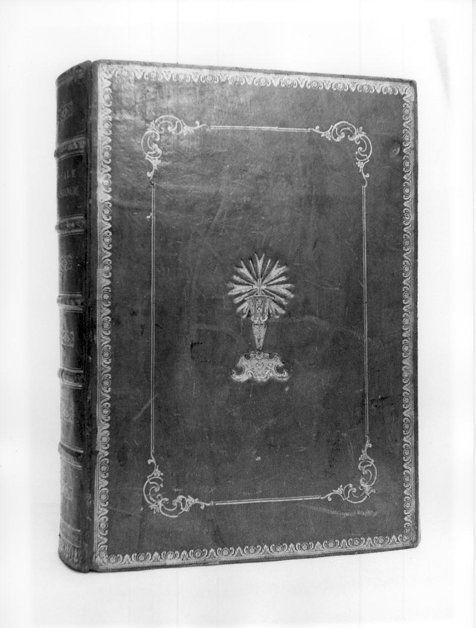 coperta di libro liturgico, opera isolata - manifattura milanese (primo quarto sec. XVIII)