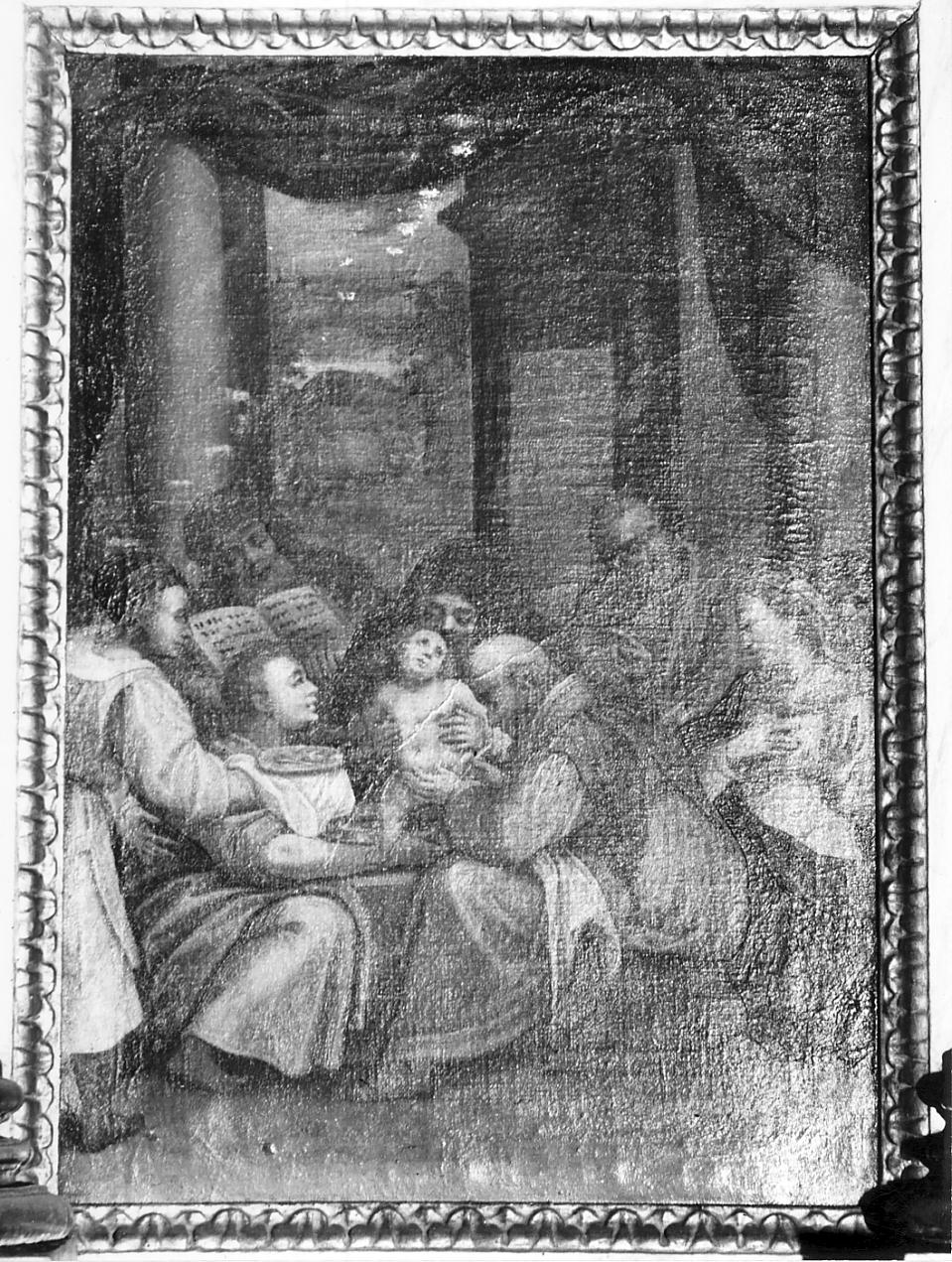 circoncisione di Gesù Bambino (dipinto, ciclo) di Mainardi Andrea detto Chiaveghino (attribuito) (sec. XVII)
