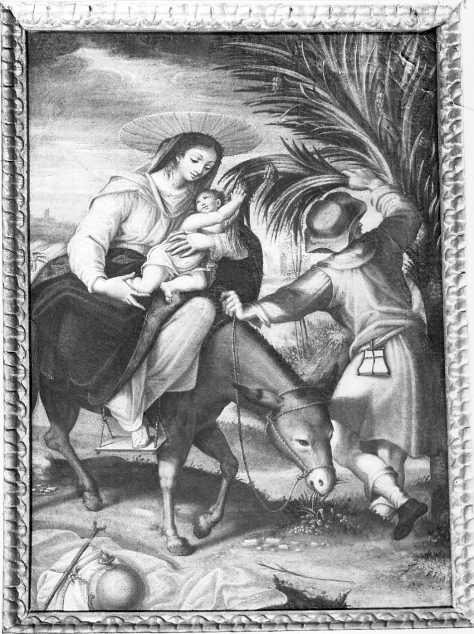 fuga in Egitto (dipinto, ciclo) di Mainardi Andrea detto Chiaveghino (attribuito) (sec. XVII)