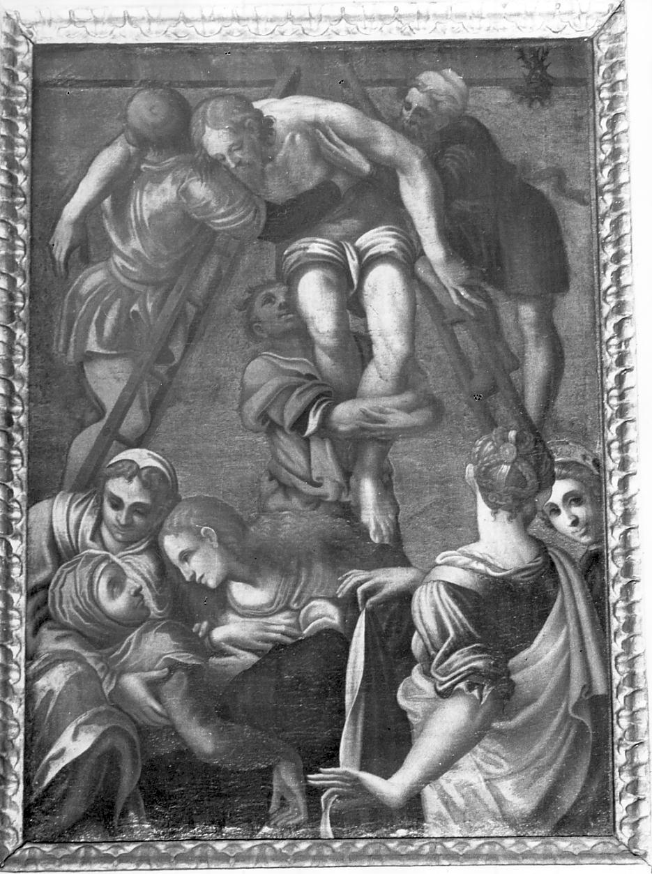 deposizione di Cristo dalla croce (dipinto, ciclo) di Mainardi Andrea detto Chiaveghino (attribuito) (sec. XVII)