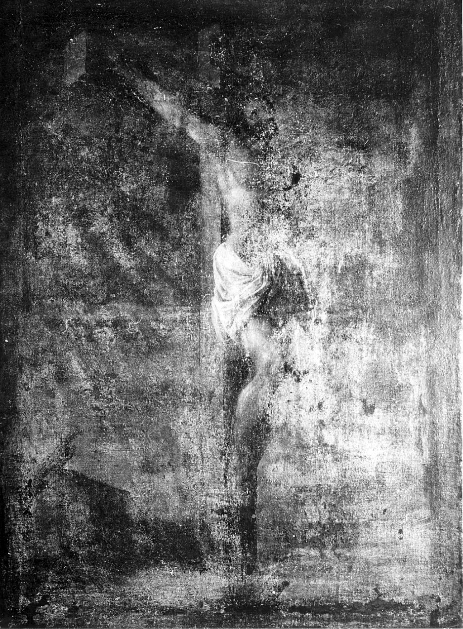 Cristo crocifisso (dipinto, opera isolata) - ambito cremonese (sec. XVIII)