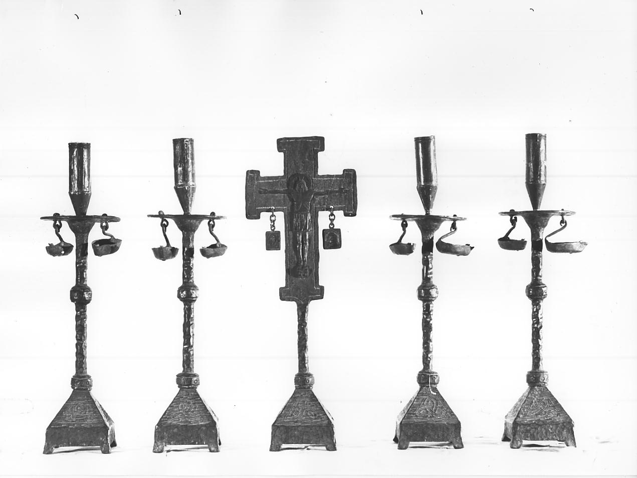 servizio d'altare, insieme di Camelli Illemo (sec. XX)