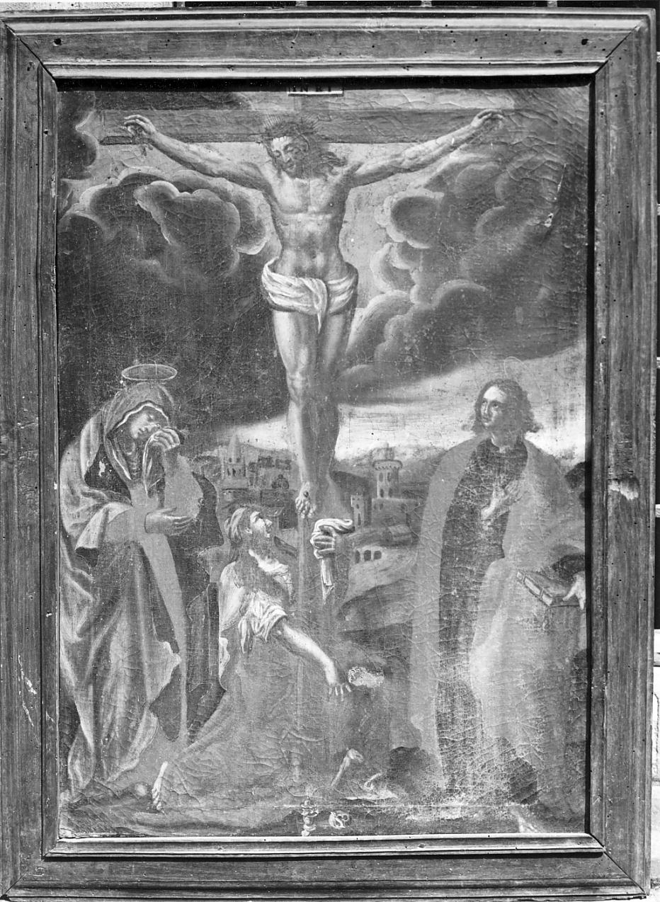 crocifissione (dipinto, opera isolata) - ambito cremonese (inizio sec. XVI)