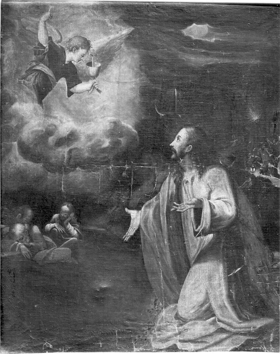 orazione di Cristo nell'orto di Getsemani (dipinto, opera isolata) - ambito cremonese (ultimo quarto sec. XVI)