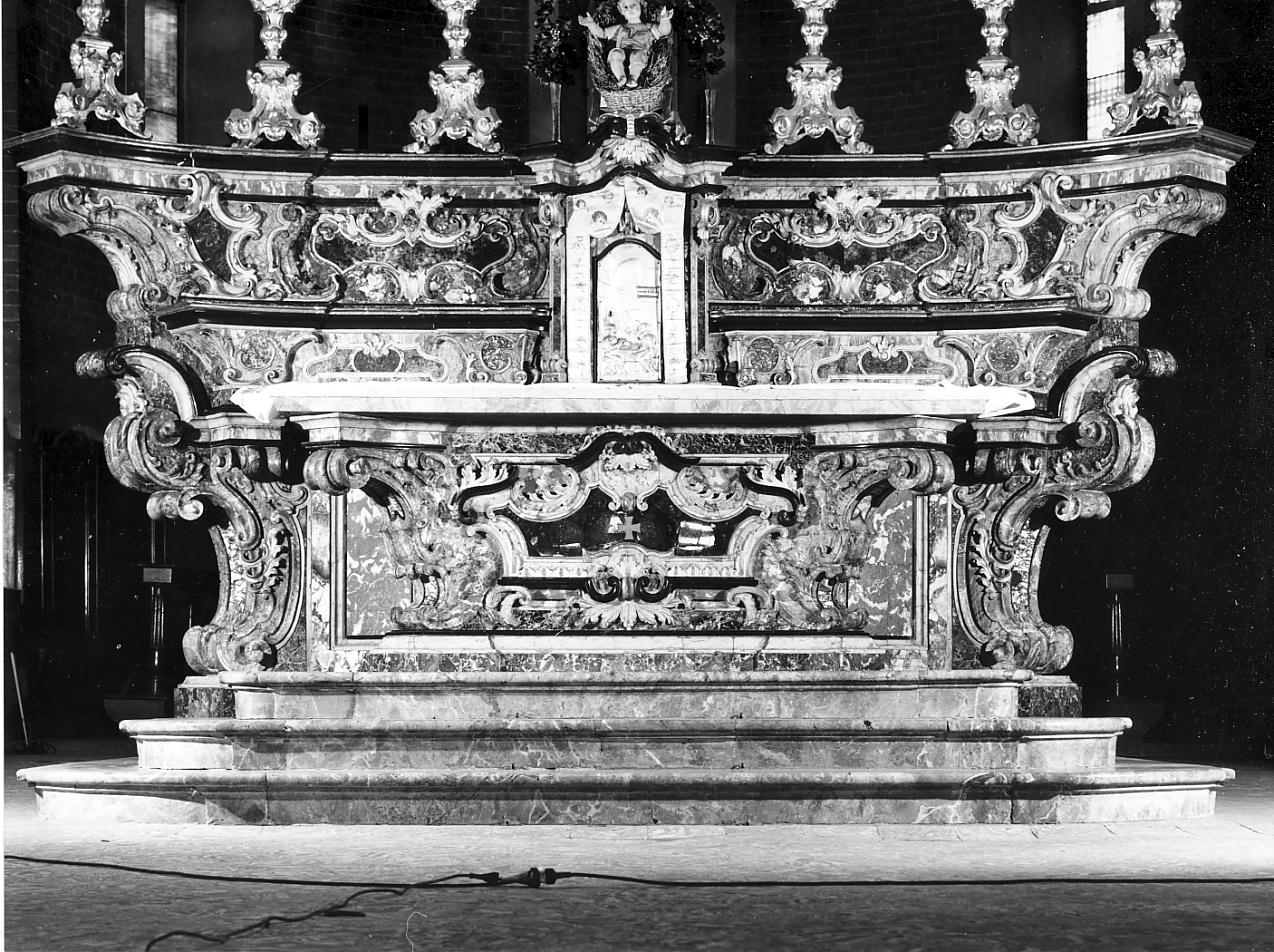 altare maggiore, opera isolata - ambito cremonese (sec. XVIII)