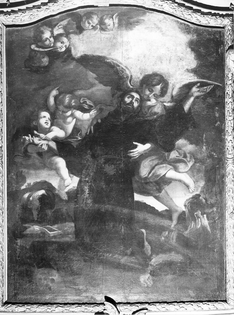 San Francesco d'Assisi riceve le stimmate (dipinto, elemento d'insieme) - ambito cremonese (seconda metà sec. XVII)