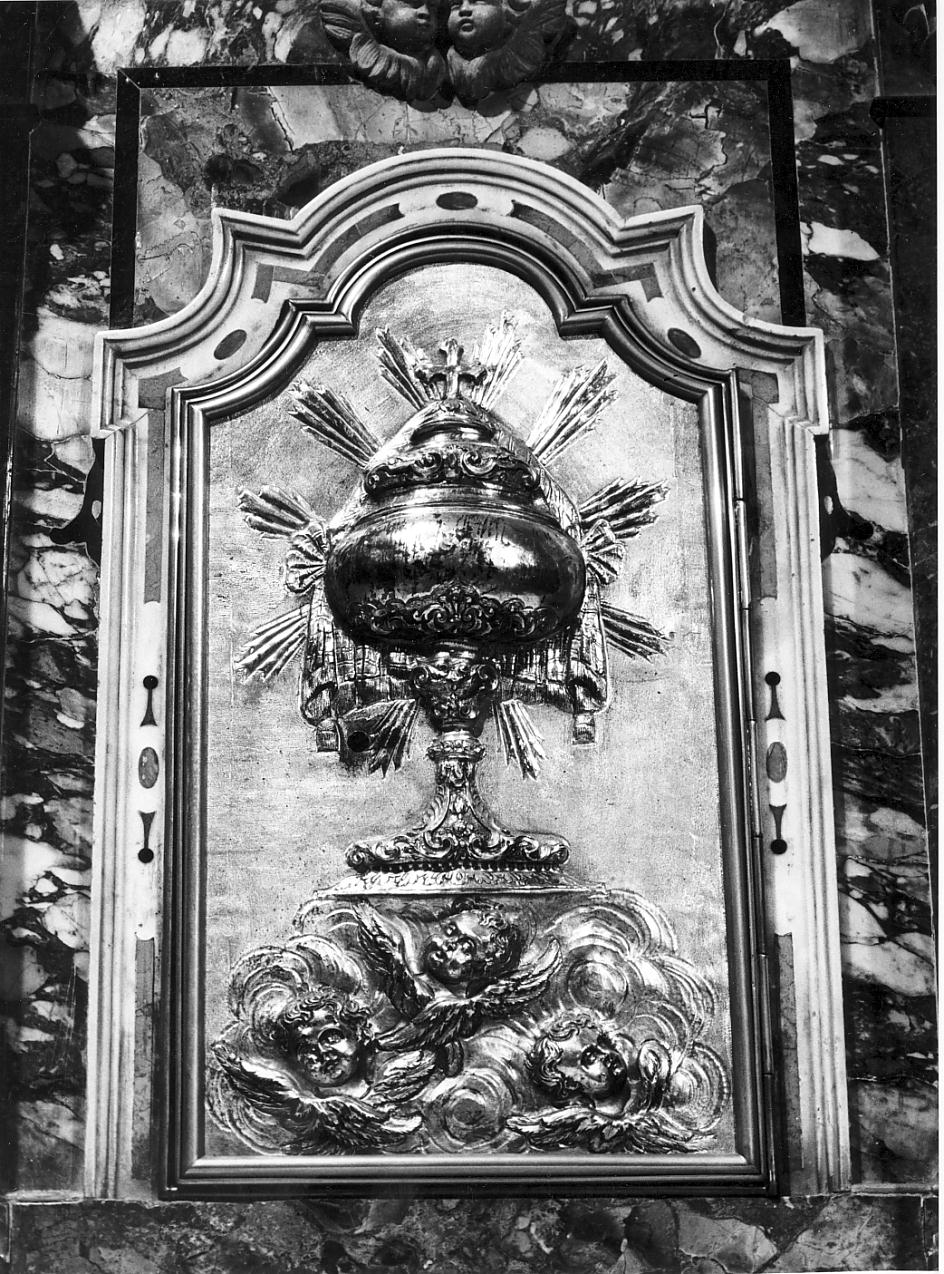 tabernacolo, elemento d'insieme - ambito bresciano (prima metà sec. XVIII)