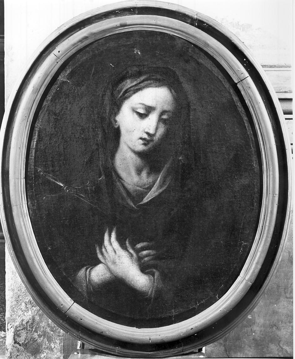 Madonna Addolorata (dipinto, opera isolata) di Fabbri Pietro detto dell'Oboe (seconda metà sec. XVIII)