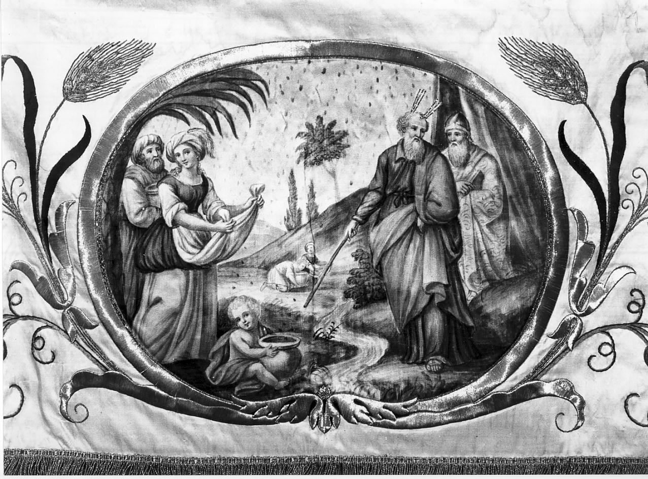 Mosè e la caduta della Manna (dipinto, elemento d'insieme) - ambito mantovano (prima metà sec. XIX)