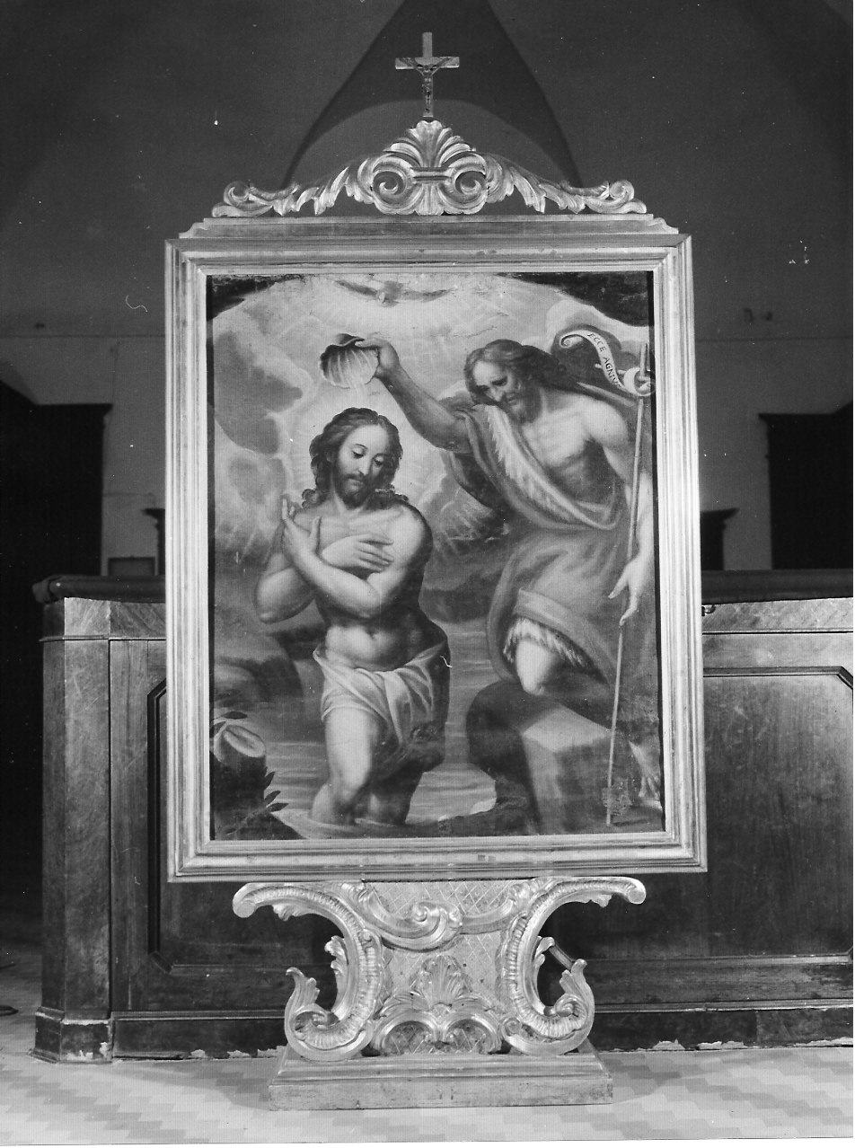 battesimo di Gesù (dipinto, opera isolata) - ambito cremonese (sec. XVIII)
