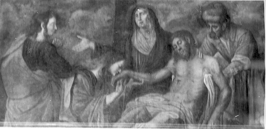 Cristo deposto dalla croce (dipinto, opera isolata) - ambito veronese (inizio sec. XVII)