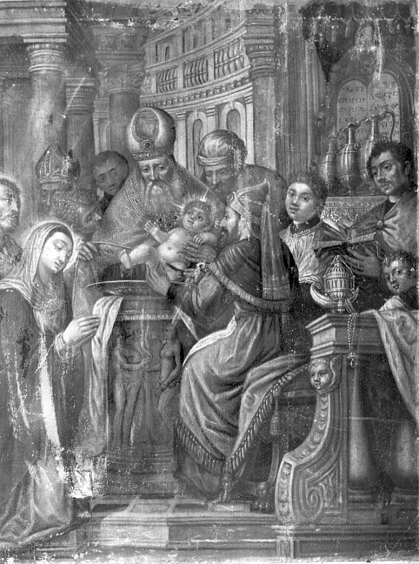 circoncisione di Gesù Bambino (dipinto, opera isolata) - ambito veneto (sec. XVII)