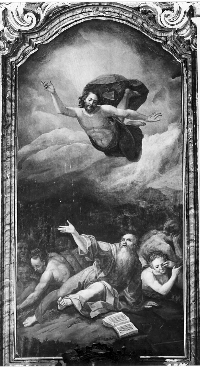 tentazione di Sant'Antonio Abate nel deserto (dipinto, opera isolata) di Amadini Agostino (sec. XIX)