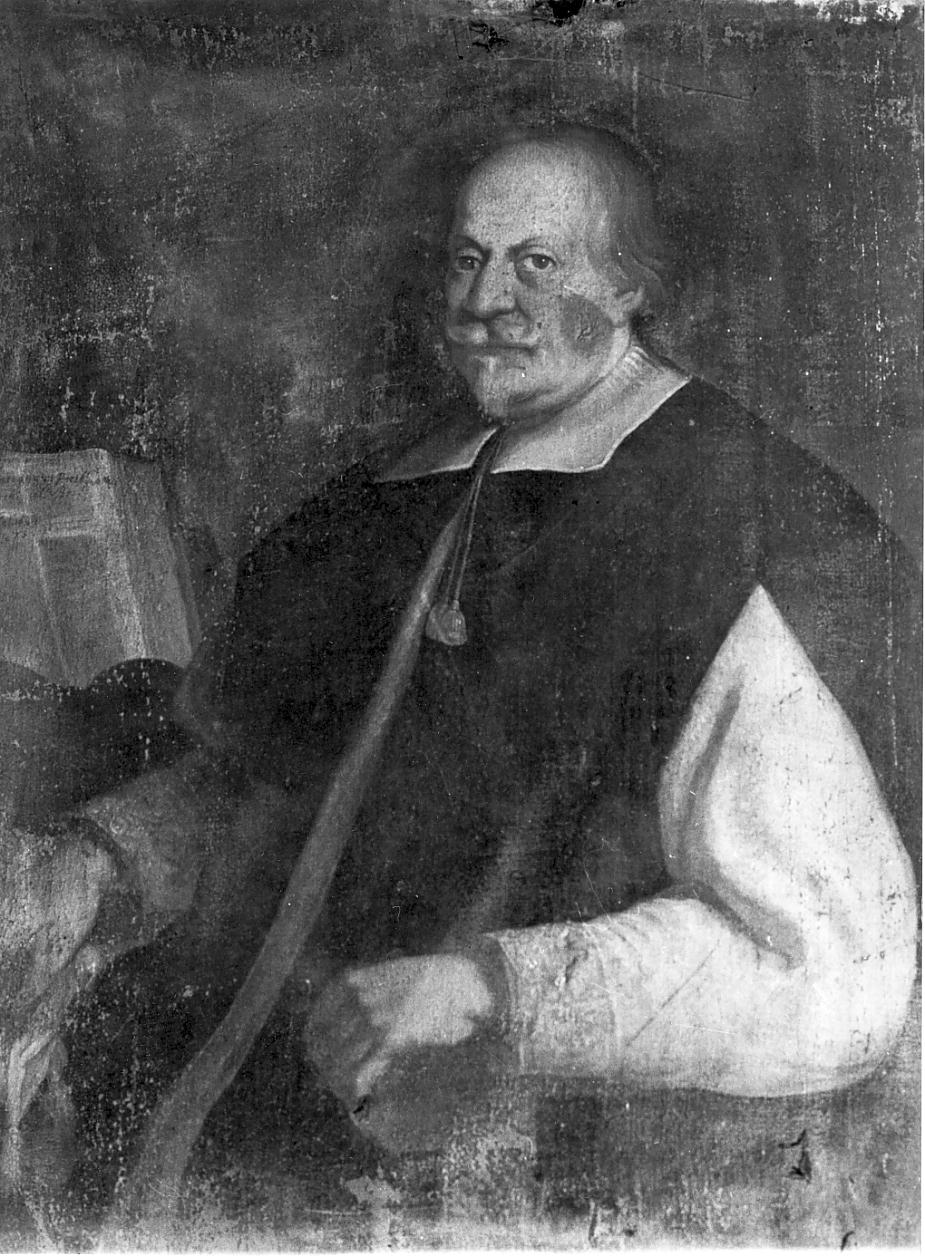 ritratto del sacerdote Antonio Antegnati (dipinto, opera isolata) - ambito lombardo (seconda metà sec. XVII)