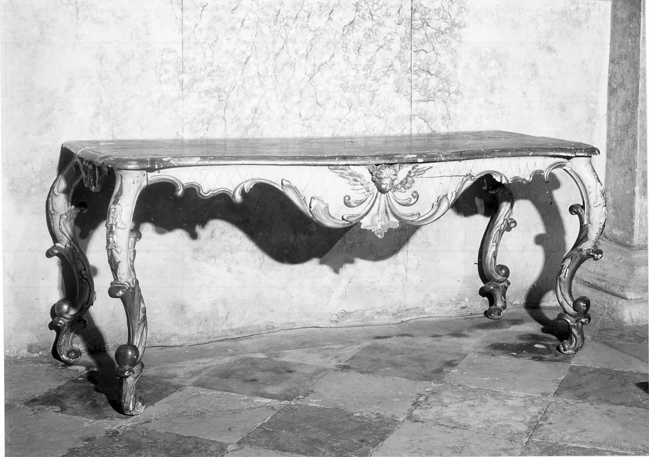 tavolo da muro, opera isolata - ambito lombardo (sec. XVIII)