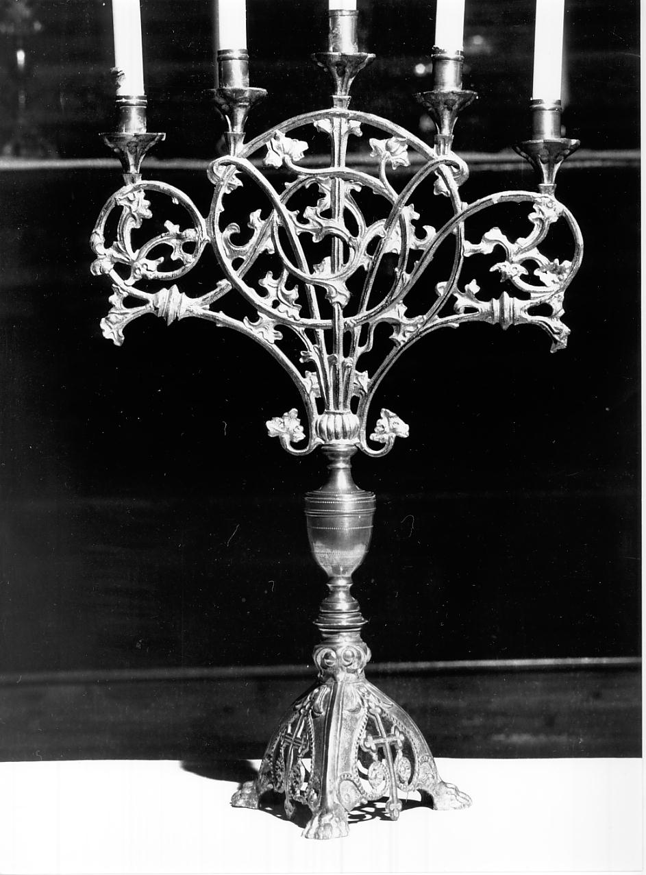 candelabro, coppia - ambito lombardo (inizio sec. XX)