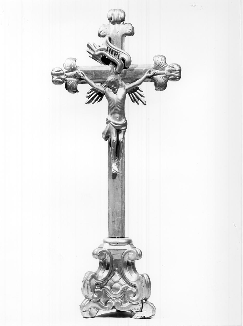 croce d'altare, opera isolata - ambito mantovano (sec. XIX)