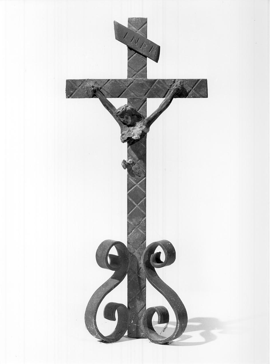croce d'altare, opera isolata - ambito mantovano (fine sec. XIX)