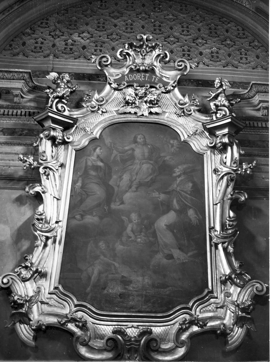 cornice di pala d'altare, opera isolata di Bertesi Giovan Giacomo (bottega) (sec. XVIII)